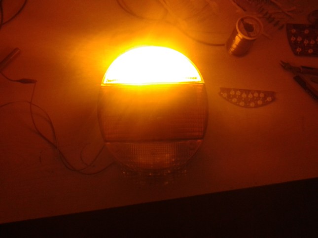 Sinyal lambası yanarken