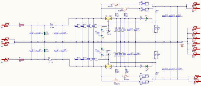 Regulated Split Power Supply Schematic v1