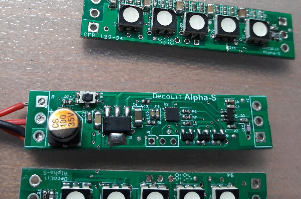 decolit alpha-s rgb led lamba modüllerinin çıplak kart halleri